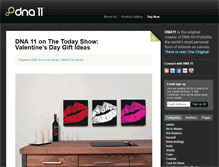 Tablet Screenshot of dnaart.com